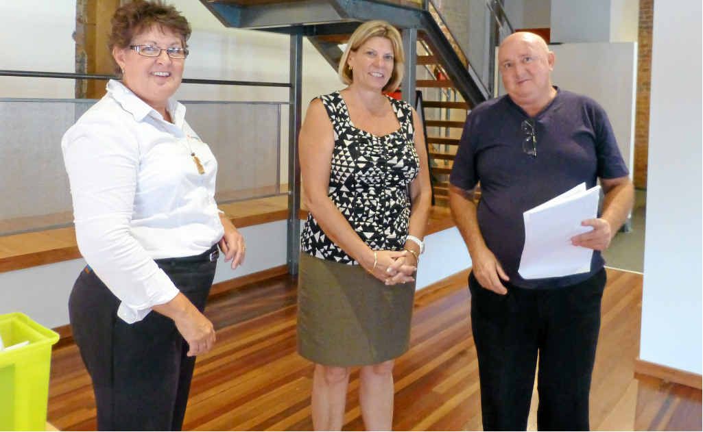 Energy Skills Queensland's Kerry Fullarton with Melinda Everett from Bridgeworks Training and Brian Feekings, who has new qualifications thanks to Jobmatch and ESQ. Energy Skills Queensland's Kerry Fullarton with Melinda Everett from Bridgeworks Training and Brian Feekings, who has new qualifications thanks to Jobmatch and ESQ.